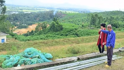 Lo lắng mất an toàn đập thủy lợi Trà Cân