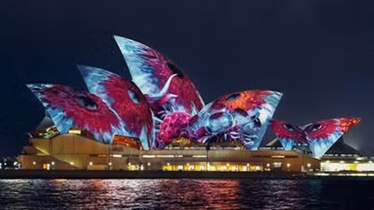Lễ hội ánh sáng kỳ thú ở Australia