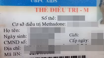 Đi vay nặng lãi, thế chấp thẻ Methadone