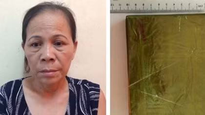 Người phụ nữ giấu bánh heroin trong bao gạo