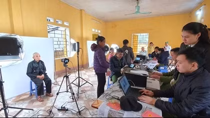 Công an huyện Nguyên Bình: Đẩy mạnh công tác cấp CCCD cho đồng bào