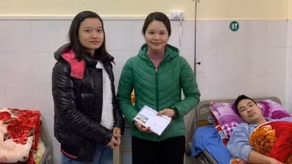 Báo CAND thăm hỏi trinh sát bị bắn trọng thương 
