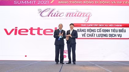  Viettel nhận 3 giải thưởng thuộc lĩnh vực viễn thông và điện toán đám mây