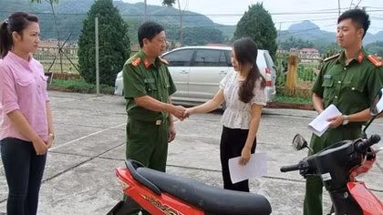 Truy tìm tài sản trả lại cho bị hại vụ cướp tài sản xảy ra trên địa bàn