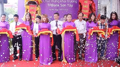 TPBank khai trương điểm giao dịch mới tại thị xã Sơn Tây
