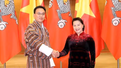Lãnh đạo Đảng, Nhà nước đón, hội đàm và tiếp Chủ tịch Hội đồng Quốc gia Vương quốc Bhutan