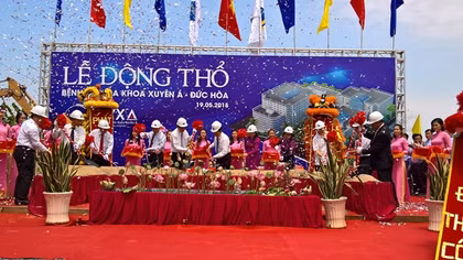 Lễ động thổ Bệnh viện Xuyên Á - Đức Hoà