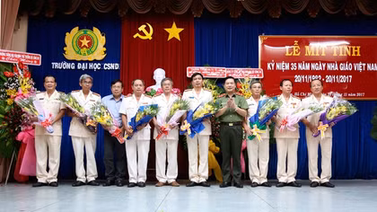 Các trường CAND tri ân ngày Nhà giáo Việt Nam 
