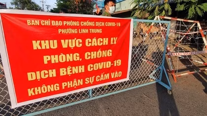 Phong tỏa thêm 4 khu phố ở TP Thủ Đức