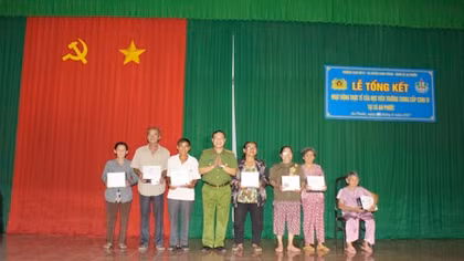Học viên Trường Trung cấp CSND VI thực tế tại Đồng Nai