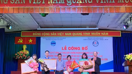 ĐH Sài Gòn công bố 3 Chuyên ngành đạt Kiểm định chất lượng giáo dục cấp Quốc gia 