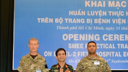 Khai mạc Huấn luyện thực hành Bệnh viện dã chiến cấp 2