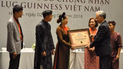 "Tinh hoa Bắc bộ" xác lập 2 kỷ lục Việt Nam