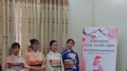 Chỉ có nữ công dân Hà Nội được dự tuyển Đại sứ thiện chí hoa anh đào 2019