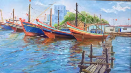 Triển lãm tranh “Mùa thu” chào mừng ngày phụ nữ Việt Nam