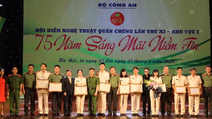 Bế mạc Hội diễn Nghệ thuật quần chúng CAND lần thứ XI năm 2020