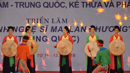 Thắt chặt tình đoàn kết giữa nghệ sĩ truyền thống Việt Nam – Trung Quốc