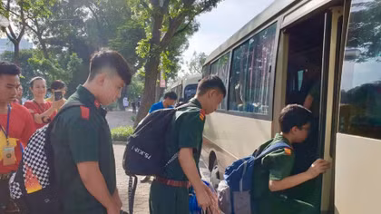 Các “tân binh nhí” náo nức bước vào “Học kỳ quân đội” năm 2019