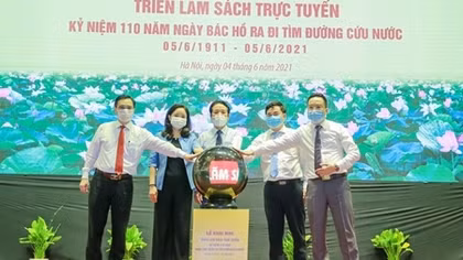 Khai mạc Triển lãm và Hội sách trực tuyến kỷ niệm Ngày Bác Hồ đi tìm đường cứu nước