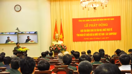 Phát động thi sáng tác về tình đoàn kết 3 nước Việt Nam, Lào, Campuchia