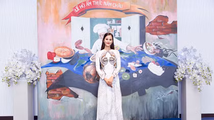 Hương Ly bỏ thi Hoa hậu, làm đại sứ Lễ hội ẩm thực năm châu 