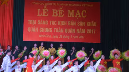 Bế mạc trại sáng tác kịch bản sân khấu quần chúng toàn quân