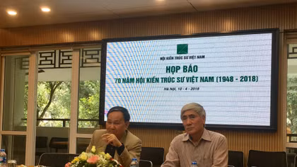 Họp báo chương trình 70 năm Kiến trúc Việt Nam