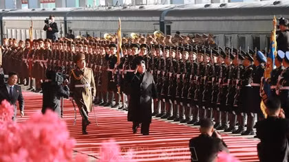 Truyền thông Triều Tiên dồn dập đưa tin ông Kim Jong-un đến Việt Nam