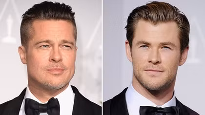 "Thần sấm Thor" và tài tử Brad Pitt giống nhau đến ngỡ ngàng