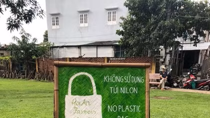 Phiên chợ không túi ni long thu hút du khách ở Hội An