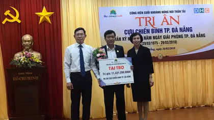 Tài trợ 11,5 tỉ đồng tri ân cựu chiến binh trên địa bàn Đà Nẵng