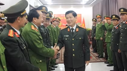 Thứ trưởng Nguyễn Văn Sơn thăm, kiểm tra công tác tại Công an TP. Đà Nẵng