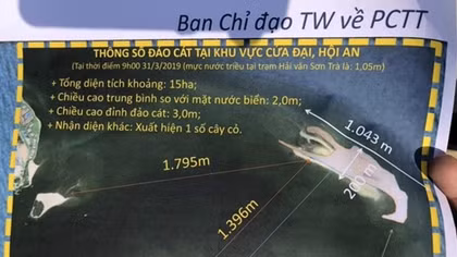 Các chuyên gia vào cuộc làm rõ cồn cát nổi “kỳ lạ” ở biển Cửa Đại 
