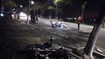 Hai chiến sĩ Công an hy sinh khi ngăn chặn nhóm thanh niên đua xe, cướp giật
