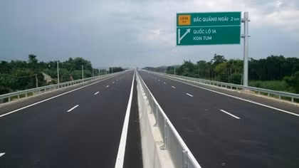 Từ 01-01-2020, thu phí trên toàn tuyến cao tốc Đà Nẵng - Quảng Ngãi