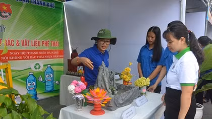 Thanh niên Đà Nẵng nói không với rác thải nhựa