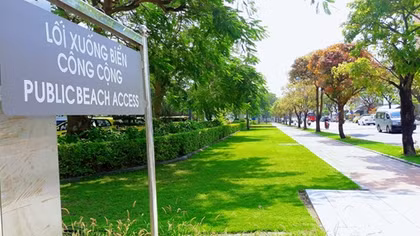 Đầu tư 14 tỉ đồng mở lối đi xuống biển cho người dân và du khách