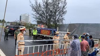 Đà Nẵng lập 8 chốt kiểm soát người, phương tiện ra vào thành phố