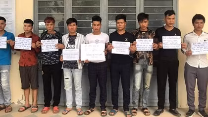 9 công nhân thuê phòng trọ chơi ma túy 