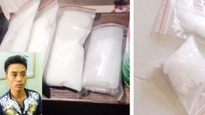 Phá đường dây ma túy thu 1,2 kg "hàng đá”