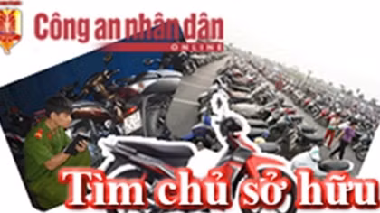 Phòng PC47 Hà Nội tìm chủ sở hữu xe máy