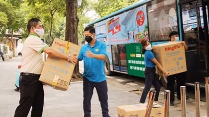 BRGMART tham gia cung ứng hàng hoá thiết yếu tại chương trình “Siêu thị 0 đồng”