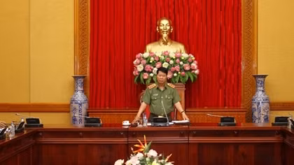 Thứ trưởng Bùi Văn Nam làm việc với Tiểu ban an ninh, trật tự APEC 2017