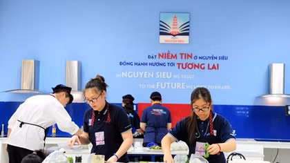 Ngày hội thu hút đông đảo học sinh tham gia tại trường Nguyễn Siêu