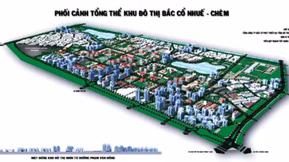 Điều chỉnh quy hoạch khu vực Bắc Cổ Nhuế - Chèm