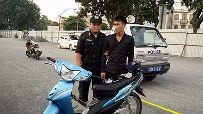 Lực lượng 141 phát hiện và bắt giữ đối tượng trộm xe và tàng trữ ma túy đá