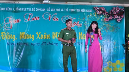 Trại giam Kênh 7 tổ chức giao lưu văn nghệ cho trên 1.000 phạm nhân