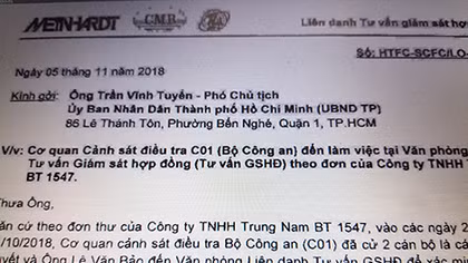 Bị điều tra, tư vấn giám sát “siêu dự án” cuống cuồng cầu cứu chính quyền