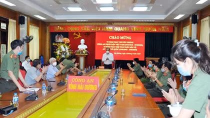 Chúc mừng Công an tỉnh Hải Dương nhân dịp kỷ niệm 75 năm Ngày truyền thống CAND