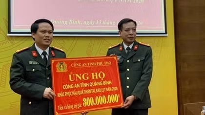 Chung tay ủng hộ tỉnh Quảng Bình khắc phục hậu quả do mưa lũ gây ra